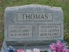 Clark & Henrietta Thomas - Headstone