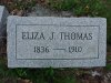 Eliza J. Thomas - Headstone