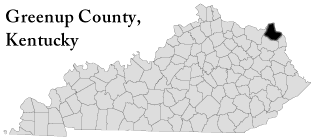 Map of Greenup County, Ky.