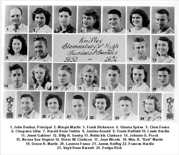 Knifley School 1950-51