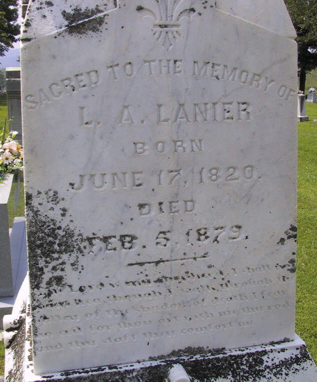 Stone of Addison Lanier