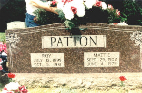 Roy and Mattie Patton Stone